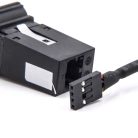 VHBW AUX Audio Adapter Cable for VW, Audi / Seat / Skoda / VW RNS310 - 120 cm