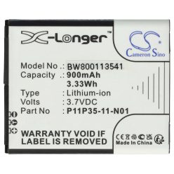   VHBW Taschenrechner Akku 3.7L12005SPA, P11P35-11-N01 - 900 mAh 3,7 V Li-Ion