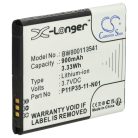 VHBW Taschenrechner Akku 3.7L12005SPA, P11P35-11-N01 - 900 mAh 3,7 V Li-Ion