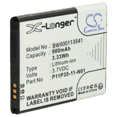 VHBW Taschenrechner Akku 3.7L12005SPA, P11P35-11-N01 - 900 mAh 3,7 V Li-Ion