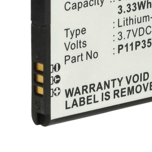 VHBW Taschenrechner Akku 3.7L12005SPA, P11P35-11-N01 - 900 mAh 3,7 V Li-Ion