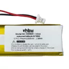 VHBW Drahtloser Kopfhörer Akku Cardo BAT00004 - 800 mAh 3,7 V Li-Polymer