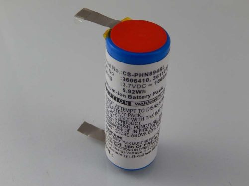 Elektromos borotva akkumulátor 15038, 3611290, 3606410 - 1600 mAh 3,7 V Li-Ion