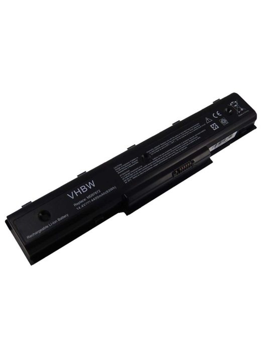 Notebook akkumulátor  Medion 40036339, 40036340(SMP SDI) - 4400 mAh 14,4 V Li-Ion, fekete