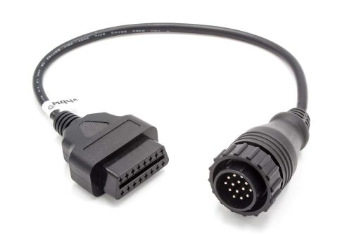 VHBW OBD2 Adapter 14Pin OBD1 to OBD2 - 12,4 cm