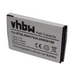   VHBW Mobiltelefon Akku für Motorola HKNN4014, BT60, SNN5762, HKNN4014A - 1100 mAh 3,7 V Li-Ion