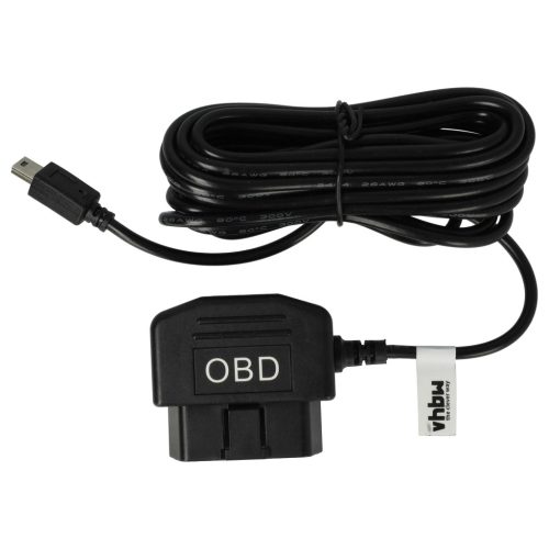 VHBW OBD2 mini-USB kábel töltő - 5V / 1,5A