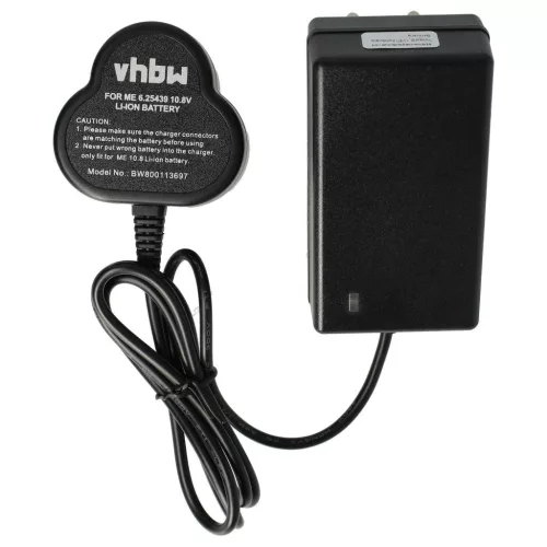 VHBW Ladegerät 10 M Mafell, Metabo 10 M für Elektrowerkzeug-Akkus usw. Li-Ion 10,8 V