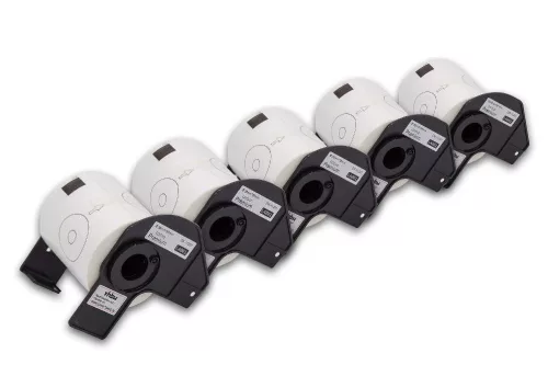 VHBW Label Printer Roll DK-11207 - 58 mm + holder