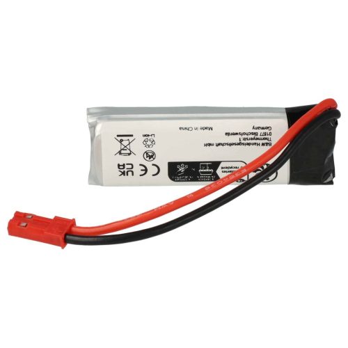 VHBW Drohnenakku für Lishi Toys L6052, L6052W - 500 mAh 3,7 V Li-Ion
