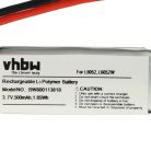 VHBW Drohnenakku für Lishi Toys L6052, L6052W - 500 mAh 3,7 V Li-Ion
