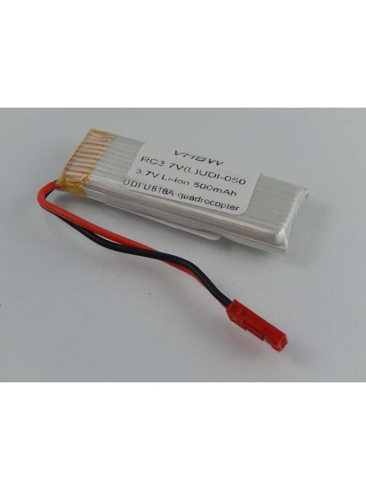 Drón akkumulátor UDI U818A Qdrocopterhez - 500 mAh 3,7 V Li-Ion