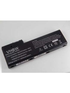   Notebook akkumulátor  Toshiba PA3479U-1BRS, PABAS078, PA3480U-1BRS - 4400 mAh 10,8 V Li-Ion, fekete