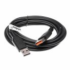 VHBW USB-Datenkabel Tablet - 2 in 1 Ladegerät Kabel für USB-Tablet 200 cm schwarz