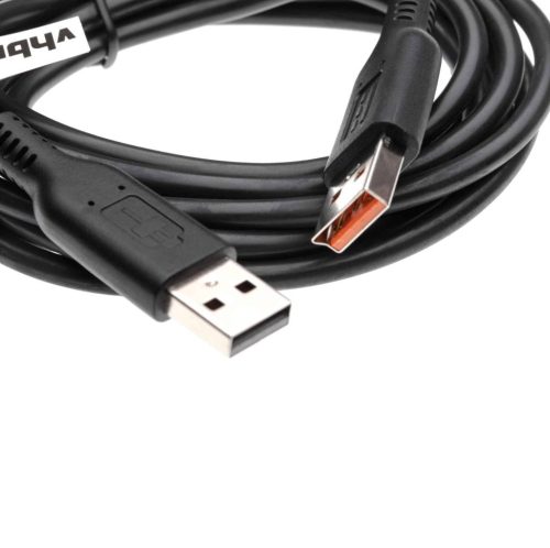 VHBW USB-Datenkabel Tablet - 2 in 1 Ladegerät Kabel für USB-Tablet 200 cm schwarz