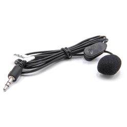   VHBW Lavalier Microphone for Mobile Phones, Smartphones - 3.5 mm Connector Black