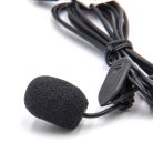 VHBW Lavalier Microphone for Mobile Phones, Smartphones - 3.5 mm Connector Black