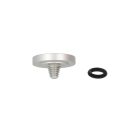 VHBW Release Button for Fujifilm, Leica, Kodak, Nikon Cameras - Metal, Silver