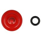 VHBW Release Button for Fujifilm, Leica, Kodak, Nikon Cameras - Metal, Red