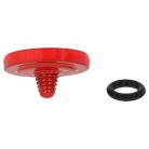 VHBW Release Button for Fujifilm, Leica, Kodak, Nikon Cameras - Metal, Red