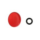 VHBW Release Button for Fujifilm, Leica, Kodak, Nikon Cameras - Metal, Red
