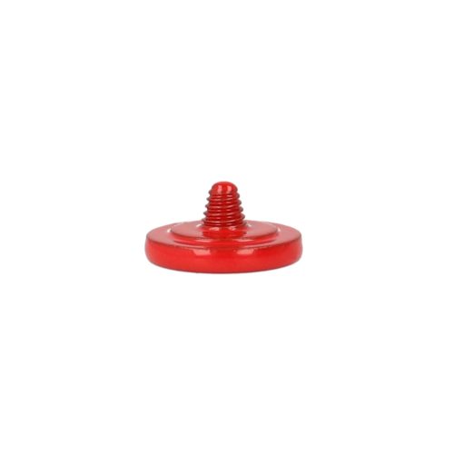 VHBW Release Button for Fujifilm, Leica, Kodak, Nikon Cameras - Metal, Red