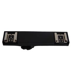   VHBW Dl Hot Shoe Adapter Canon EOS - E-TTL Dl Hot Shoe Splitter, plastic / metal black