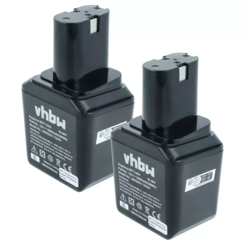 VHBW Electric Tool Battery Bosch 2 607 335 180, 2 607 335 021 - 3000 mAh 12 V NiMH