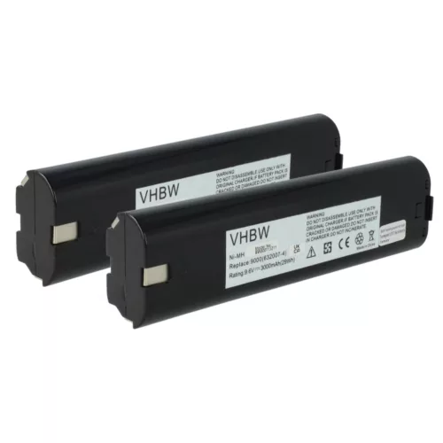 VHBW Electric Tool Battery Makita 193890-9, 193889-4, 192533-0, 191681-2 - 3000 mAh 9.6 V NiMH