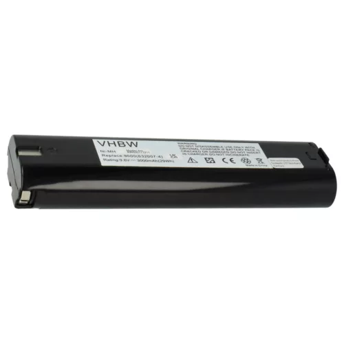 VHBW Electric Tool Battery 193890-9, 193889-4, 192533-0, 191681-2 - 3000 mAh 9.6 V NiMH