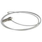 VHBW Kensington lock for laptop notebook - Cable lock with combination lock, 1.8 m