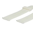 VHBW Huawei Watch Wristband - 12.2 cm + 8.4 cm, Silicone, White