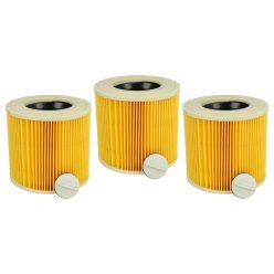 VHBW Vacuum Cleaner Filter 2.863-303.0, 6.414-547.0 - 3 pcs