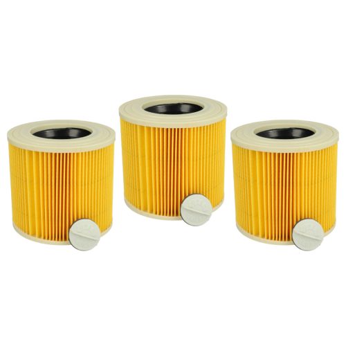 VHBW Vacuum Cleaner Filter 2.863-303.0, 6.414-547.0 - 3 pcs