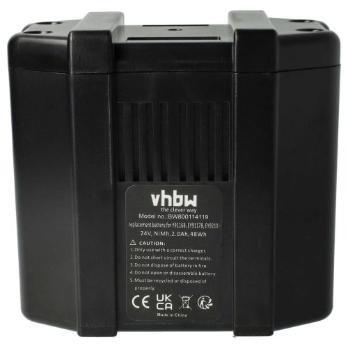 VHBW Elektrowerkzeug Akku Panasonic EY9117B, EY9116B, EY9210B, EY9210 - 2000 mAh, 24 V, NiMH