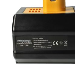   Elektromos kéziszerszámgép akkumulátor Panasonic EY9117B, EY9116B, EY9210B, EY9210 - 3000 mAh, 24 V, NiMH