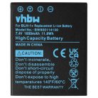 VHBW Akkumulátor Olympus BLH-1-hez - 1600 mAh, 7,4 V, Li-Ion