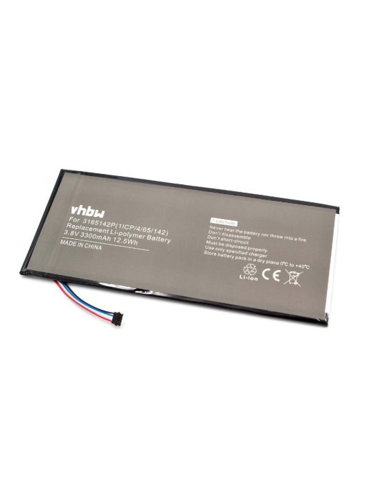 Akkumulátor táblagéphez Acer 3165142P, 3165142P 1ICP/4/65/142 - 3300 mAh 3,7 V Li-polimer