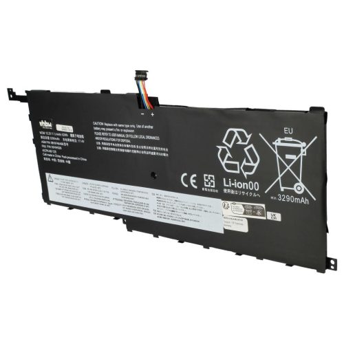 VHBW Notebook akkumulátor  Lenovo 01AV410, 00HW029, 01AV409, 00HW028 - 3300 mAh 15,2 V Li-polymer