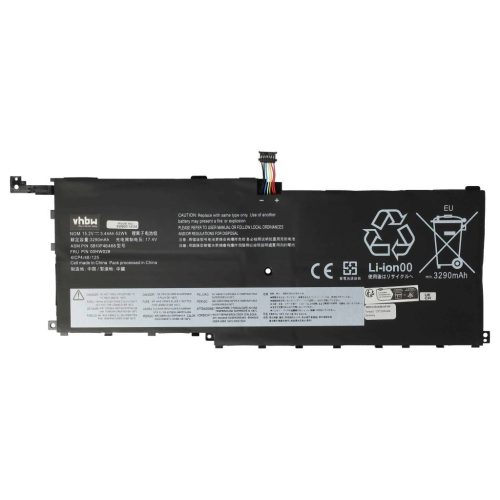 VHBW Notebook akkumulátor  Lenovo 01AV410, 00HW029, 01AV409, 00HW028 - 3300 mAh 15,2 V Li-polymer