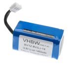 VHBW Battery for Philips CP0111/01, 4IFR19/66 - 1400 mAh, 12.8 V, Li-Ion