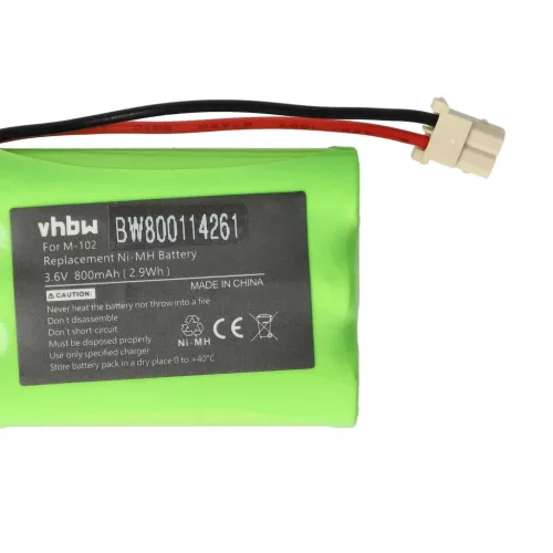 VHBW Vezetékes telefon akku Maxuss M102-hez - 800 mAh 3,6 V NiMH