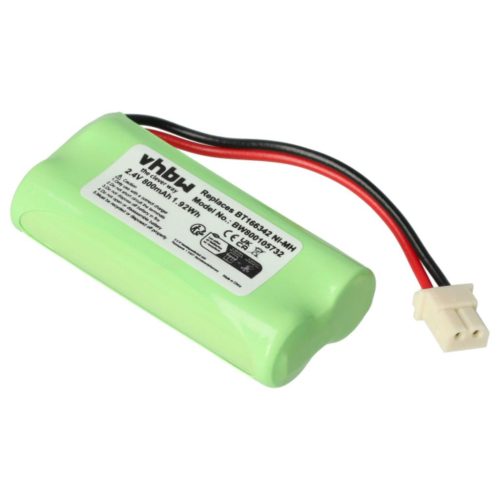 VHBW Baby Monitor Battery V-Tech BT166342, 43AAA70PS2, BT266342 - 800 mAh 2.4 V NiMH