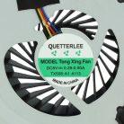 VHBW CPU / GPU Fan Asus KSB0705HB-BB24, 13GN6L10T010-1 - 84 x 77 x 11 mm