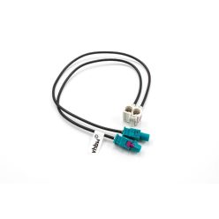 VHBW Antenna Adapter Double Fakra (B) for Car Radio - 9 cm