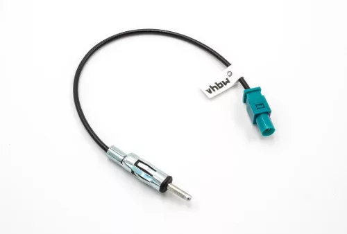 VHBW Autoradio Antennenadapter Fakra (m) DIN (m) - 150 Ohm