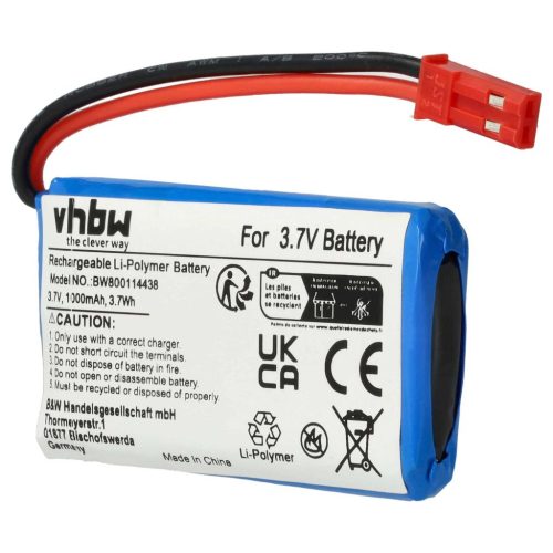 VHBW Drón akkumulátor Qdcopter 20C - 1000 mAh 3,7 V Li-Ion