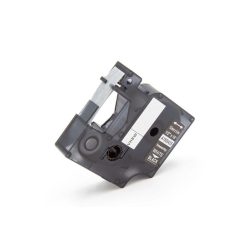 Dymo 1805435 Címkeszalag - 12 mm, Fehér-Fekete, Vinil