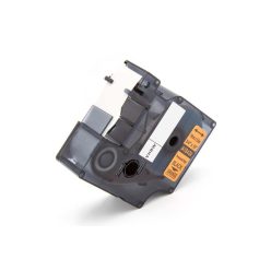 VHBW Dymo 18436 Label Tape - 19 mm, Black-Orange, Vinyl