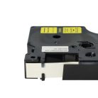 VHBW Dymo 18490 Label Tape - 12 mm, Black-Yellow, Nylon
